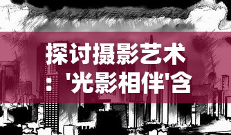 探讨摄影艺术：'光影相伴'含义的解读以及其在视觉美学中的重要性